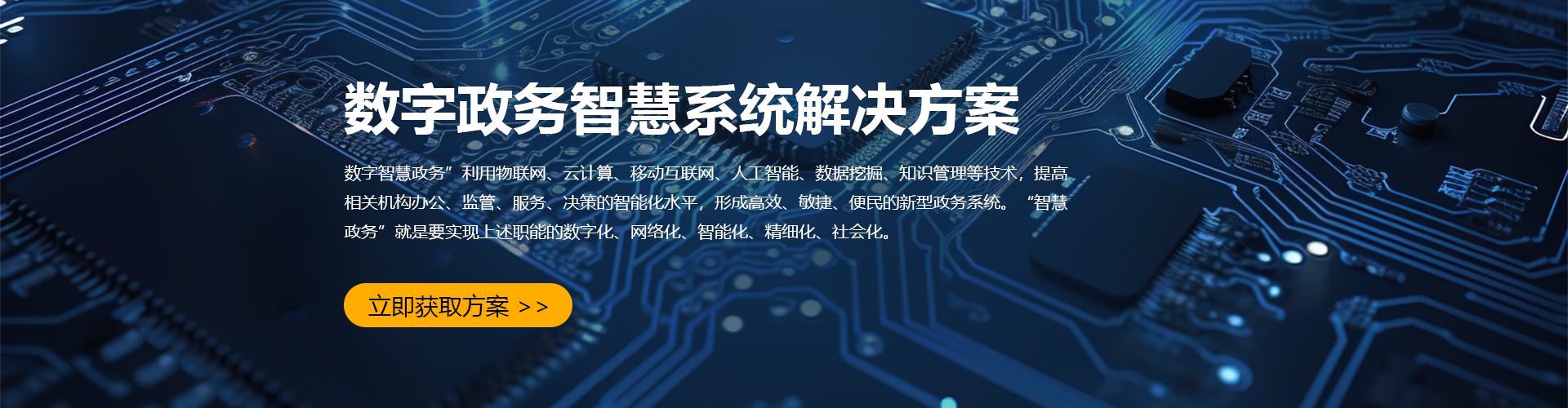 數(shù)字政務(wù)解決方案